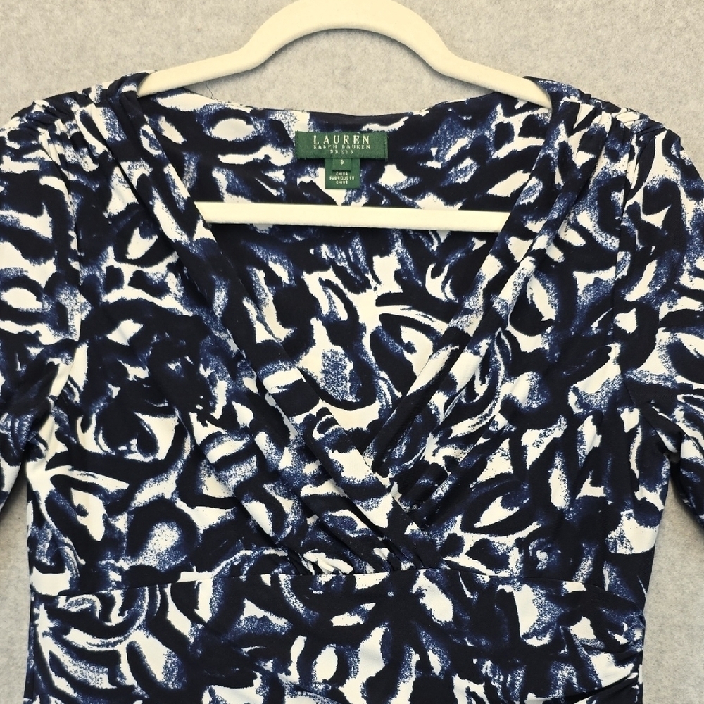 Ralph Lauren Navy and White Dress - Picture 2 of 11